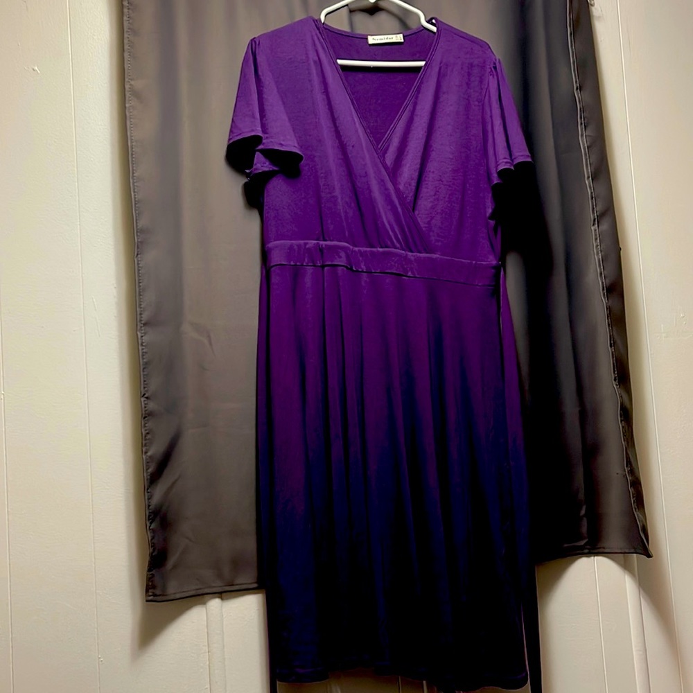 Faux Wrap Dress